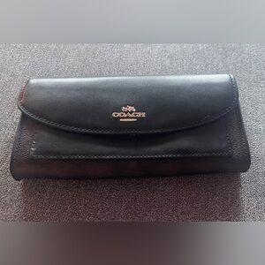 Coach Black Leather Wallet